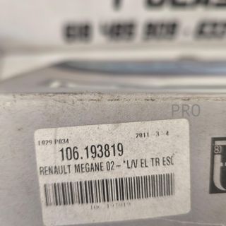 ELEVALUNAS TRASERO IZQUIERDO RENAULT MEGANE NUEVO 106193819