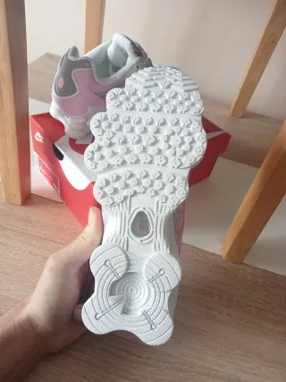 Zapatillas Nike Shox Mujer Rosa Blancas