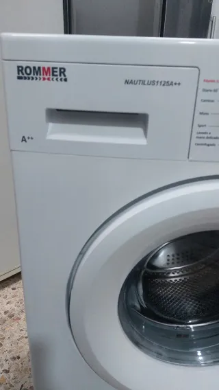 Lavadora Rommer 5kg 1000 RPM A++