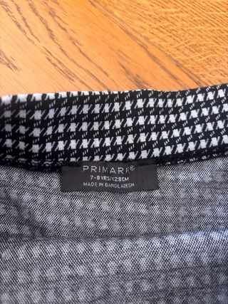 Gonna corta bambina Primark fantasia