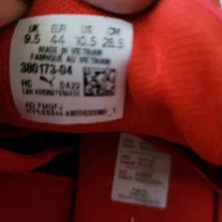 Zapatillas Puma Rojas y Blancas