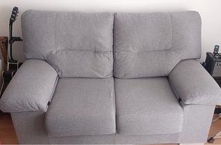 Sofá de 2 plazas gris