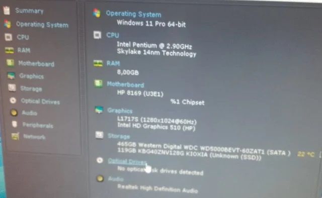 Mini PC HP ProDesk Intel G4400T 8GB RAM afbeelding 3