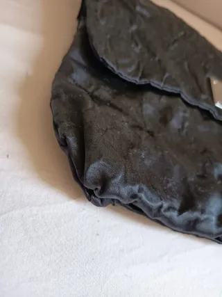 Borsa Clutch Diesel Nero con Catena Argento