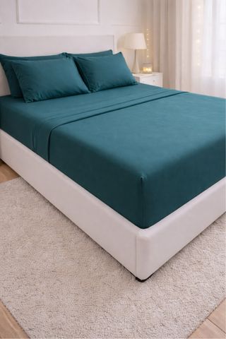 Lenzuola matrimoniali verdi