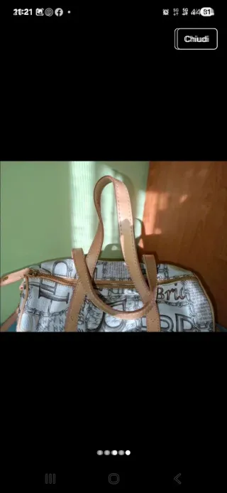 Bauletto The Bridge Beige/Bianco