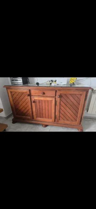 Mueble comedor madera 156x88x45