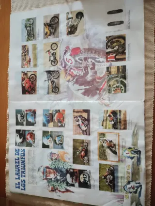 Álbum Cromos Motos Bimbo Bultaco álbum completo