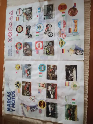 Álbum Cromos Motos Bimbo Bultaco álbum completo