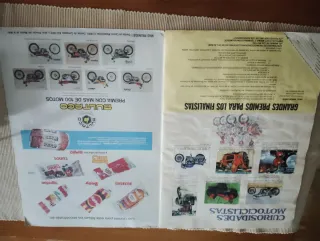 Álbum Cromos Motos Bimbo Bultaco álbum completo