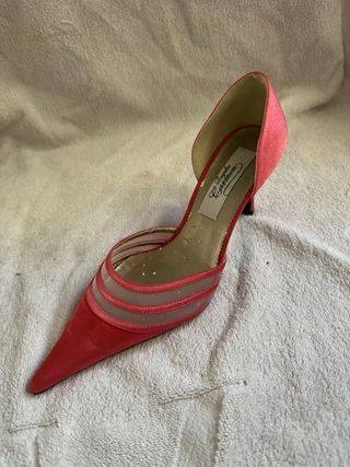 Zapatos de tacón salmon