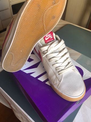 Nike SB Beige/Rojo Talla 41