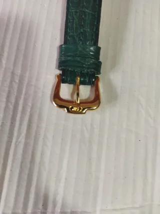 Reloj de mujer Jubar cuarzo dorado y verde