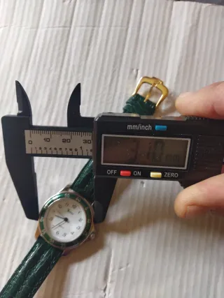 Reloj de mujer Jubar cuarzo dorado y verde