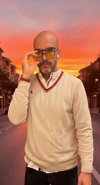 Jersey LaJaca beige talla L