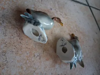 Coppia statuette porcellana Capodimonte vintage