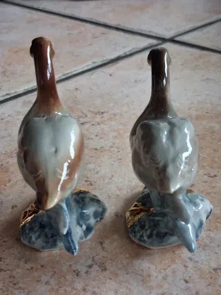 Coppia statuette porcellana Capodimonte vintage