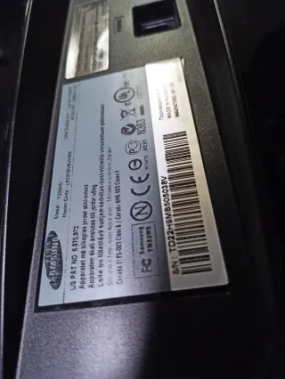 Televisor Samsung 22 Negro/Rojo