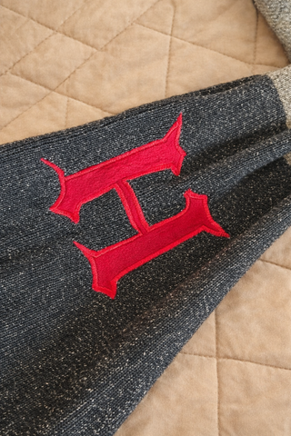 Bufanda Tommy Hilfiger Lana Gris/Negro Unisex