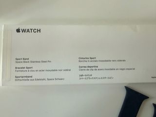 Correa Apple Watch Sport 44mm Negra Original