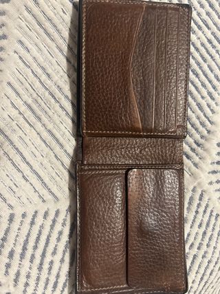 Cartera Fossil Marrón Cuero