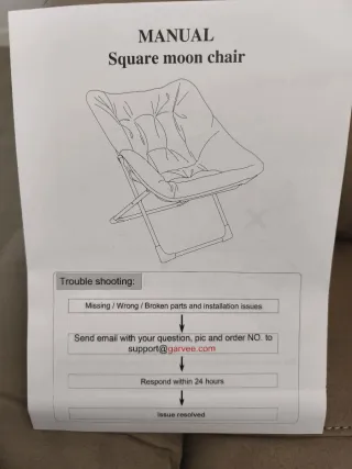 3 Sillas Moon Plegables Verdes