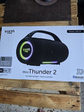 Altavoz Portátil Vieta Pro Mini Thunder 2 2un+rega