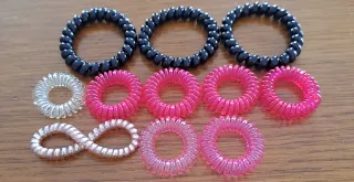 Lotto elastici capelli/braccialetti