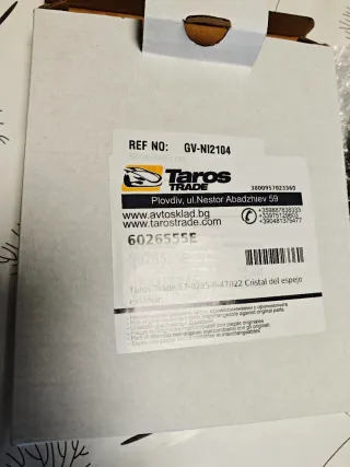 Cristal espejo derecho Renault Traffic II / Vivaro