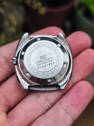 Citizen Automático Vintage Esfera Roja