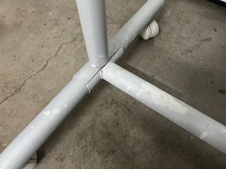 Burro Perchero aluminio con ruedas