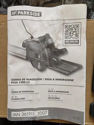 Sierra de inmersión Parkside PTSS 1200 C2