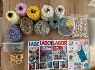 Pack Macramé: Cuerdas, Abalorios y Revistas