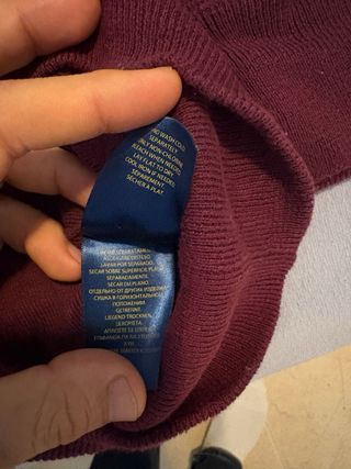 Jersey Polo Ralph Lauren Burdeos Talla L