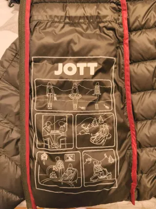 Chaqueta plumas JOTT mujer verde oliva