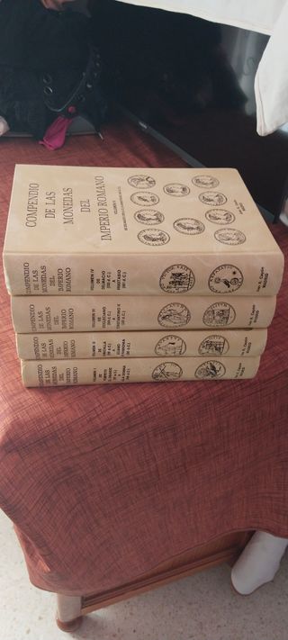Compendio de las Monedas del Imperio Romano (4 Tom