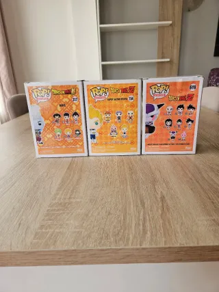 Funko Pop Dragon Ball Z - Whis, Vegeta, Frieza