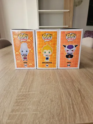 Funko Pop Dragon Ball Z - Whis, Vegeta, Frieza