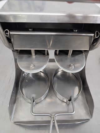 Prensa Hamburguesas Doble Acero Inoxidable
