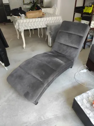 Diván Noraica NUEVO moderno gris oscuro