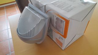 Apliques de pared exteriores gris/transparente