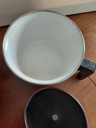 Ollas vintage acero esmaltado