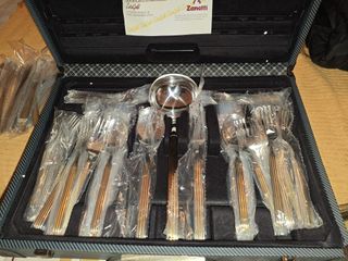 Set Posate 12 Persone Zanetti Oro Zecchino