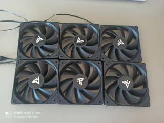 Ventiladores Tempest 120x120 Negros