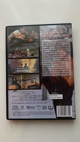 DVD Fantasía Misión Fuerza Jackie Chan