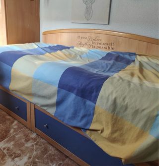 Cama completa - colchon 90x200