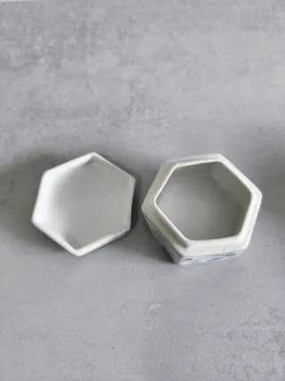 3 Cajitas o Joyeros de Porcelana