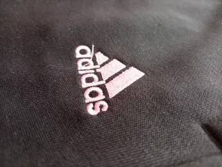 Pantalón chándal Adidas negro y rosa