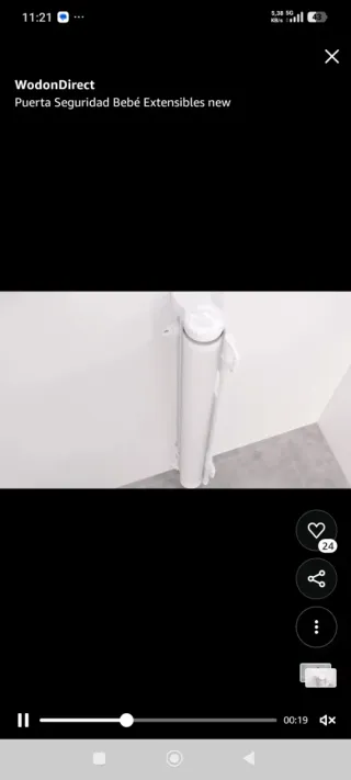 Barrera puerta Seguridad Bebé Extensible