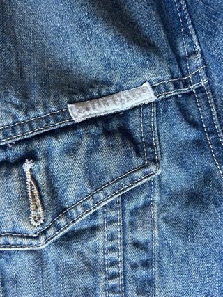 Cazadora Vaquera Green Coast Talla 52 Desgastada